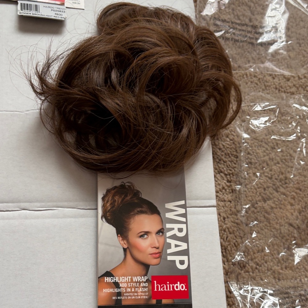 Hairdo Brown Hair Wraps. OS. All synthetic. - Picture 5 of 13
